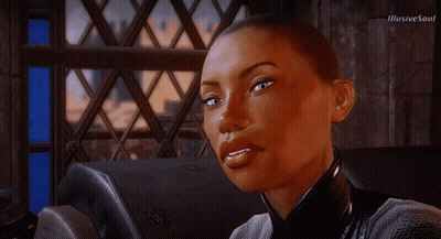 A Close Up Of A Woman 'S Face With Illusive Soul Written On The Bottom Left GIF