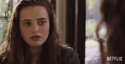 A Close Up Of A Woman 'S Face With Netflix Written On The Bottom GIF