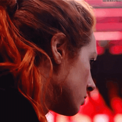 A Close Up Of A Woman 'S Face With The Hashtag #Thenextbig Thing On The Bottom GIF