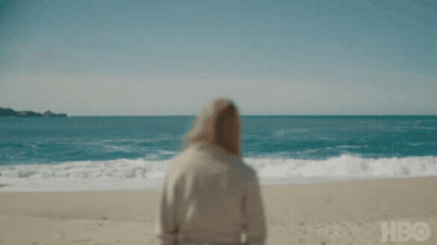 A Close Up Of A Woman 'S Face With The Word Hbo On The Bottom Right GIF