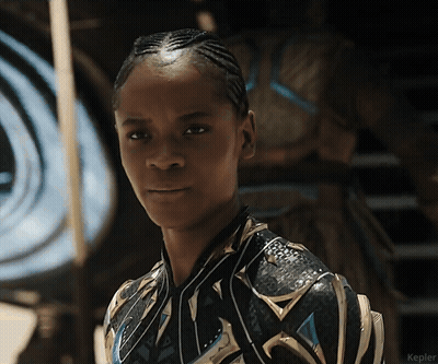 A Close Up Of A Woman 'S Face With The Word Kepler Behind Her GIF