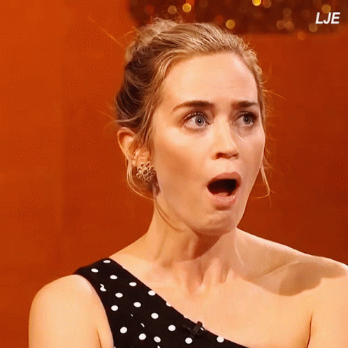 A Close Up Of A Woman 'S Face With The Word Lje On The Bottom Right GIF