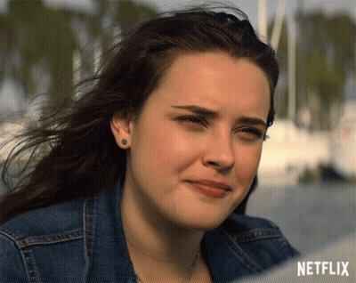 A Close Up Of A Woman 'S Face With The Word Netflix On The Bottom GIF