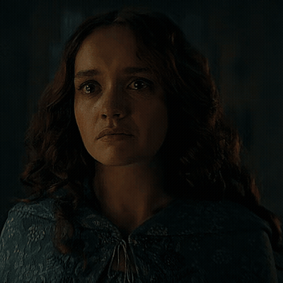 A Close Up Of A Woman 'S Face With The Words Go Written On It GIF