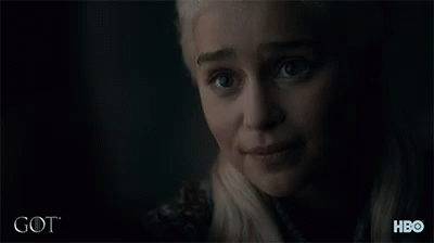 A Close Up Of A Woman 'S Face With The Words Got On The Bottom Right GIF