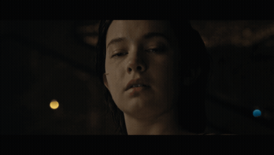 A Close Up Of A Woman 'S Face With The Words " I 'Ll Fix You " Next To Her GIF