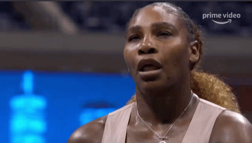 A Close Up Of A Woman 'S Face With The Words Prime Video In The Corner GIF