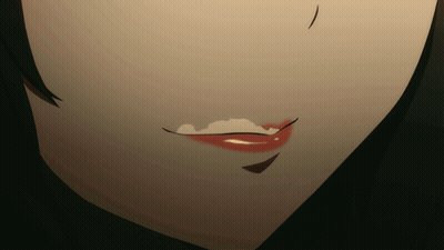 A Close Up Of A Woman 'S Mouth With Red Lipstick On GIF