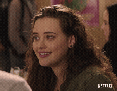 A Close Up Of A Woman With A Netflix Logo In The Corner GIF