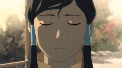 A Close Up Of A Woman With Her Eyes Closed GIF