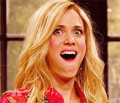A Close Up Of A Woman With Her Mouth Open GIF