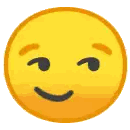 A Close Up Of A Yellow Smiley Face With Its Eyes Closed And A Smile On It . Sticker