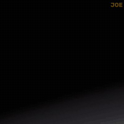 A Close Up Of A Yellow Smiley Face With Joe Written On It GIF