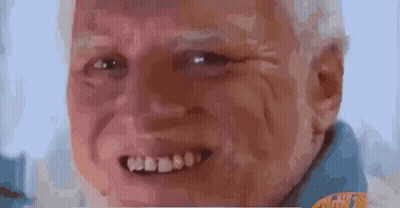 A Close Up Of An Elderly Man 'S Face With A Beard And A Smile . GIF
