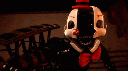 A Clown Wearing A Top Hat And A Bow Tie GIF
