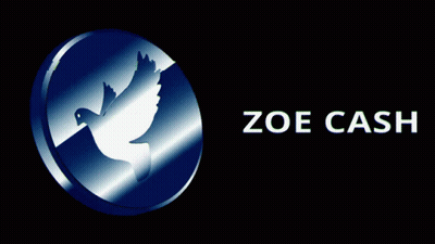 A Coin With A Bird On It And The Word Zoe Cash GIF