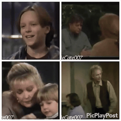 A Collage Of Four Pictures With A Caption That Says ' Picplaypost ' GIF