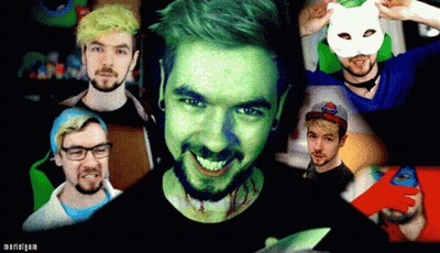 A Collage Of Images Of A Man With The Word Marilyn On The Bottom Right GIF