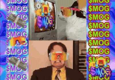 A Collage Of Images With The Word Smog On The Top GIF