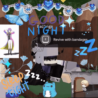 A Collage Of Images With The Words Good Night Written On It GIF