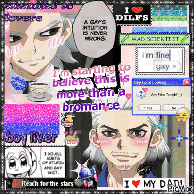A Collage Of Images With The Words I 'M Starting To Believe This Is More Than A Romance GIF
