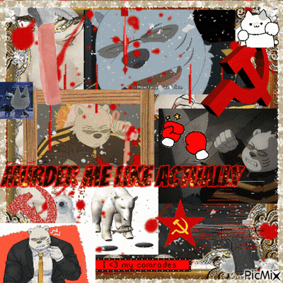A Collage Of Images With The Words Murder Me Like Actually GIF