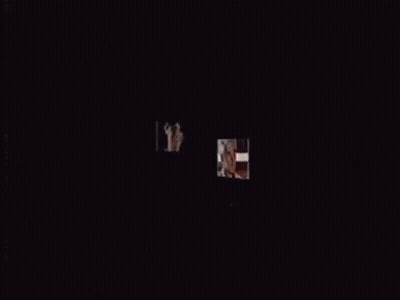 A Collage Of Pictures Of A Man And A Woman On A Black Background . GIF