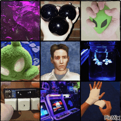 A Collage Of Pictures With The Word Picmix On The Bottom Left GIF