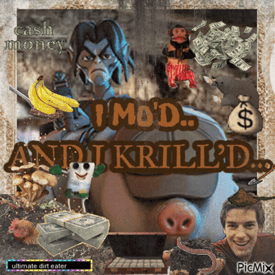 A Collage Of Pictures With The Words Imo D Andi Krilld GIF