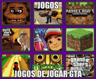 A Collage Of Video Games Including Grand Theft Auto GIF