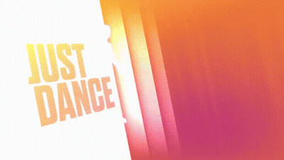 A Colorful Background With The Words Just Dance GIF