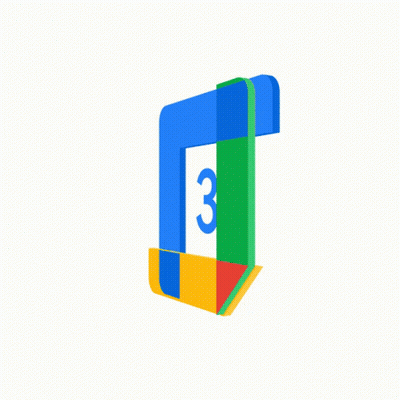 A Colorful Google Logo With A White Rectangle In The Middle GIF