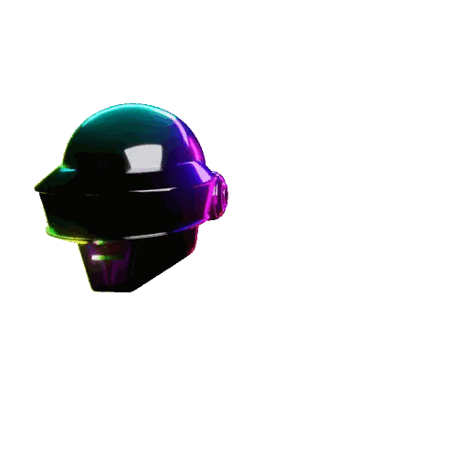 A Colorful Helmet On A White Background That Looks Like A Balloon Sticker