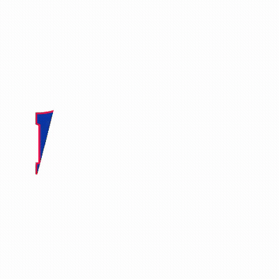 A Colorful Logo For Philadelphia With A Blue Border GIF