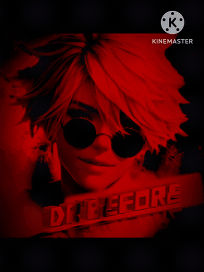 A Colorful Poster With A Person Wearing Sunglasses And The Word Before Below Them GIF
