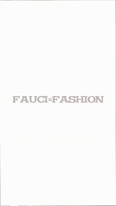 A Colorful Poster With The Words Fouci Fashion GIF