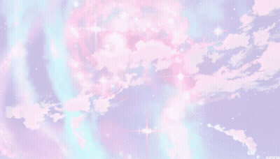 A Computer Generated Image Of A Cloudy Sky With A Star In The Center GIF