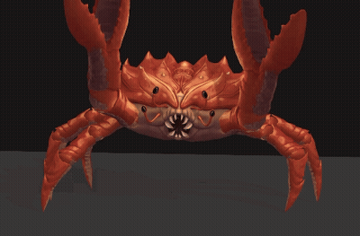 A Computer Generated Image Of A Giant Crab GIF