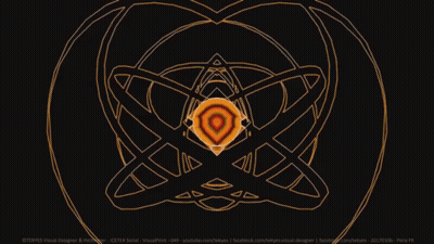 A Computer Generated Image Of A Kaleidoscope With A Circular Pattern . GIF