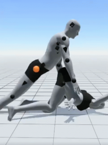 A Computer Generated Image Of A Man And A Woman GIF