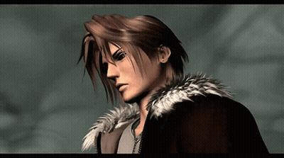 A Computer Generated Image Of A Man With Brown Hair And A Fur Collar GIF