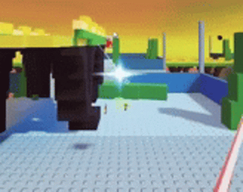 A Computer Generated Image Of A Maze With A Glowing Object In The Middle GIF