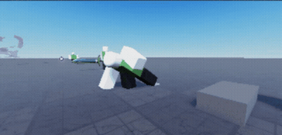 A Computer Generated Image Of A Person Holding A Gun In A Game GIF