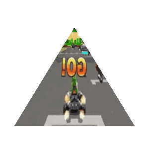 A Computer Generated Image Of A Pyramid With A Checkered Pattern On It Sticker