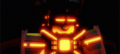 A Computer Generated Image Of A Robot With A Smiley Face On It GIF