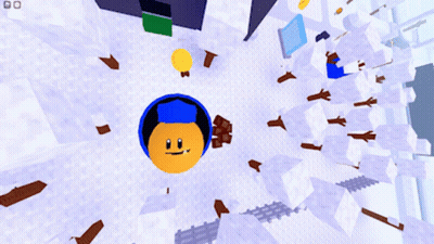 A Computer Generated Image Of A Smiley Face In A Blue Hat GIF