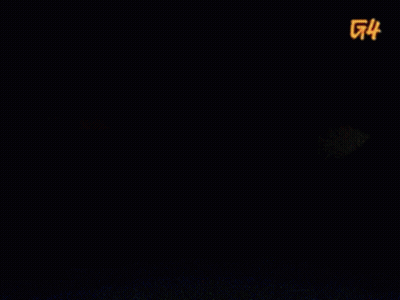 A Computer Generated Image Of An Explosion With The Letters G4 On The Bottom Right GIF