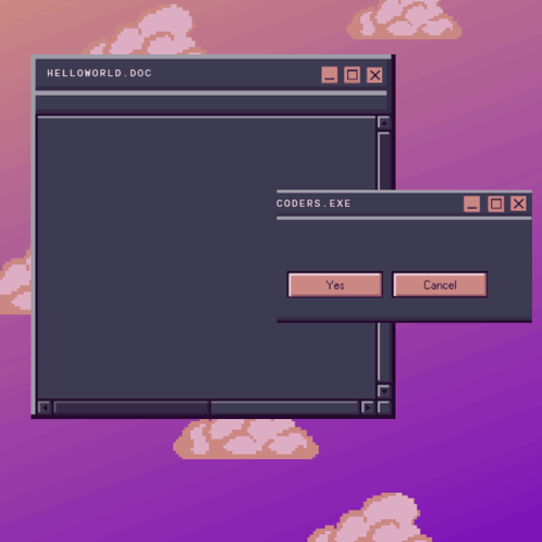 A Computer Screen Says Welcome To Coorel With A Purple Background GIF