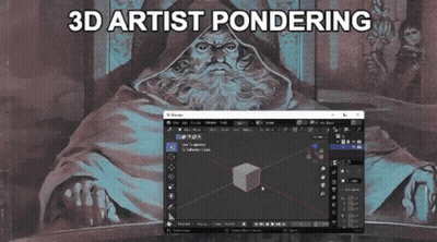 A Computer Screen Shows A 3D Artist Rendering GIF