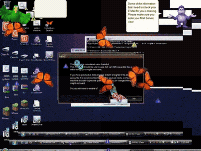 A Computer Screen Shows A Message That Says Some Of The Information That I Need To Check Your E-Mail For You GIF